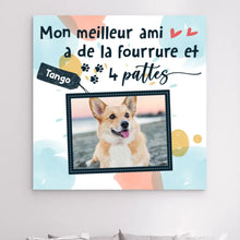 Charger l'image dans la galerie, Impression sur Acrylique personnalisée, cadeau pour maman, papa chat, chien, cheval, mon meilleur ami a de la 4 pattes
