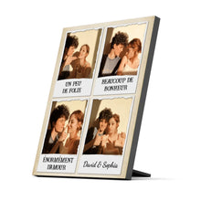 Charger l'image dans la galerie, Impression sur table personnalisée, TableTop Print noël cadeau pour Couple, femme, mari, petit ami, petite amie, un peu de folie