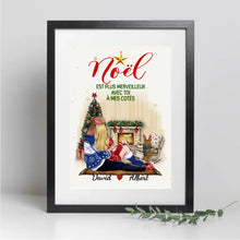Charger l'image dans la galerie, Passe partout personnalisée, cadeau pour Couple, femme, mari, maman et papa chien, noël est plus merveilleux