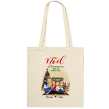 Charger l'image dans la galerie, Jusqu'à 2 chiens, Sac fourre-tout personnalisé couple, Cadeaux de Noël pour elle, lui, amoureux des chiens