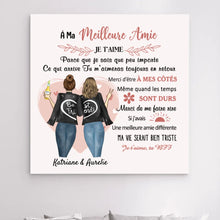 Charger l'image dans la galerie, Impression sur Acrylique personnalisée, cadeau pour amies, sœurs, À ma meilleure amie je t'aime parce que je sais que peu importe