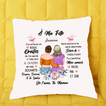 Charger l'image dans la galerie, Ornements personnalisés, cadeau de Noël pour fille, mère et fille, À ma fille J'ai enlacé ce doux oreiller