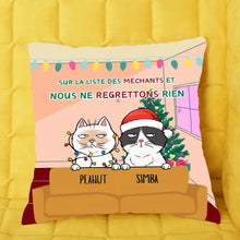 Charger l'image dans la galerie, Ornements personnalisés, cadeau pour les amoureux des chats, maman et papa chat, Sur la liste des méchants