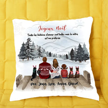 Charger l'image dans la galerie, Noël personnalisés Impressions sur cercle en mousse, cadeau pour couple, papa et maman chien, chat, C'est nous