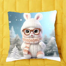 Charger l'image dans la galerie, 3D bébé Lapin L'hiver Fourre-tout personnalisés, Noël cadeau pour femme, maman, sœur, tante, grand-mère
