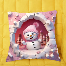 Charger l'image dans la galerie, 3D Bonhomme de neige Fourre-tout personnalisés, Noël cadeau pour femme, maman, sœur, tante, grand-mère