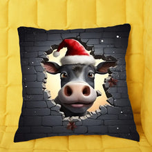 Charger l'image dans la galerie, 3D Vache Angus noire Fourre-tout personnalisés, Noël cadeau pour femme, maman, sœur, tante, grand-mère