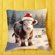 Charger l'image dans la galerie, 3D Bébé vache Hereford Fourre-tout personnalisés, Noël cadeau pour femme, maman, sœur, tante, grand-mère