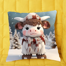 Charger l'image dans la galerie, 3D Vache Hereford Fourre-tout personnalisés, Noël cadeau pour femme, maman, sœur, tante, grand-mère