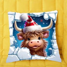 Charger l'image dans la galerie, 3D Vache Highland Fourre-tout personnalisés, Noël cadeau pour femme, maman, sœur, tante, grand-mère