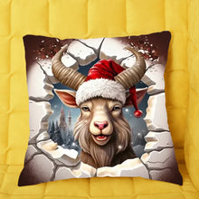 Charger l'image dans la galerie, 3D Noël La chèvre Fourre-tout personnalisés, Noël cadeau pour femme, maman, sœur, tante, grand-mère