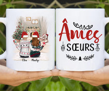 Charger l'image dans la galerie, Jusqu'à 5 filles, Cadeaux de Noël, mug personnalisé meilleure amie, Tasse personnalisée soeur, mug pour son ami