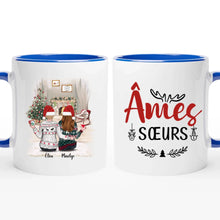 Charger l'image dans la galerie, Jusqu'à 5 filles, Cadeaux de Noël, mug personnalisé meilleure amie, Tasse personnalisée soeur, mug pour son ami