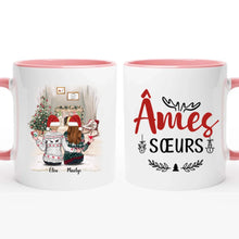 Charger l'image dans la galerie, Jusqu'à 5 filles, Cadeaux de Noël, mug personnalisé meilleure amie, Tasse personnalisée soeur, mug pour son ami