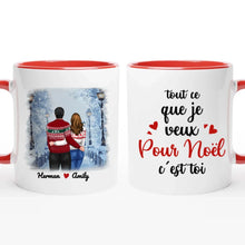 Charger l'image dans la galerie, Mug personnalisé couple, Tasse pour lui, Cadeaux pour elle, Cadeaux de Noël