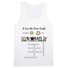Charger l'image dans la galerie, Chiens Mots croisés, T-shirt personnalisé Pour Maman chien, Je Suis Une Femme Simple Aime Chiens, Café