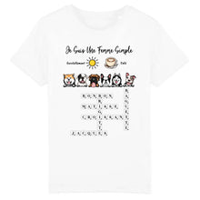 Charger l'image dans la galerie, Chiens Mots croisés, T-shirt personnalisé Pour Maman chien, Je Suis Une Femme Simple Aime Chiens, Café
