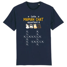 Charger l'image dans la galerie, Chats Mots croisés, T-shirt personnalisé Pour Maman chat, Cette Maman Chat Appartient À