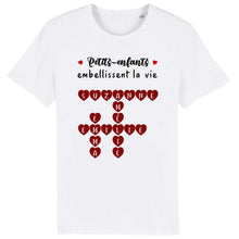 Charger l'image dans la galerie, Petits-enfants Mots croisés, T-shirt personnalisé grand-père grand-mère, Petits-enfants embellissent la vie