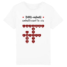 Charger l'image dans la galerie, Petits-enfants Mots croisés, T-shirt personnalisé grand-père grand-mère, Petits-enfants embellissent la vie