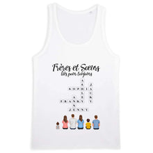 Charger l'image dans la galerie, Mots croisé T-shirt personnalisée, cadeau pour Frères et Sœurs, familie, Frères et Sœurs liés pour toujours