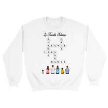 Charger l'image dans la galerie, Mots croisé T-shirt personnalisée Famille Nom, cadeau pour Famille, Couple, Maman at papa chien, chat