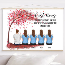 Charger l'image dans la galerie, Jusqu'à 9 membres, Bloc Acrylique Personnalisée, Saint-Valentin Cadeau pour la famille, Chiens, chats, cadeau fête des mères