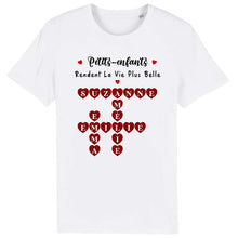 Charger l'image dans la galerie, Enfants Mots croisés, T-shirt personnalisé grand-père grand-mère, Petits-enfants Rendent La Vie Plus Belle
