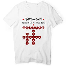 Charger l'image dans la galerie, Enfants Mots croisés, T-shirt personnalisé grand-père grand-mère, Petits-enfants Rendent La Vie Plus Belle