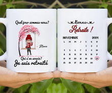 Charger l'image dans la galerie, Date d'anniversaire Mug Calendrier personnalisé, Fête des mères Cadeaux pour maman, Bonne retraite Je suis retraité