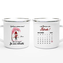 Charger l'image dans la galerie, Date d'anniversaire Mug Calendrier personnalisé, Fête des mères Cadeaux pour maman, Bonne retraite Je suis retraité