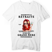 Charger l'image dans la galerie, Retraite T shirt personnalisé, Fête des mères Cadeaux pour professionnelle maman, Grand-mère, je ne suis pas à la retraite