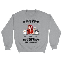 Charger l'image dans la galerie, Retraite T shirt personnalisé, Fête des mères Cadeaux, professionnelle maman Chat, Grand-mère, je ne suis pas à la retraite