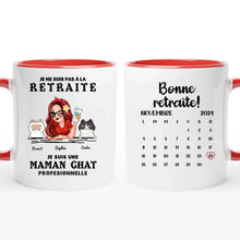 Charger l'image dans la galerie, Retraite T shirt personnalisé, Fête des mères Cadeaux, professionnelle maman Chat, Grand-mère, je ne suis pas à la retraite