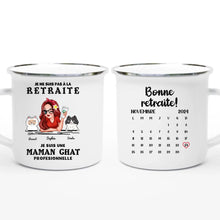 Charger l'image dans la galerie, Retraite T shirt personnalisé, Fête des mères Cadeaux, professionnelle maman Chat, Grand-mère, je ne suis pas à la retraite