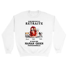 Charger l'image dans la galerie, Retraite T shirt personnalisé, Fête des mères Cadeaux, professionnelle maman chien, Grand-mère, je ne suis pas à la retraite