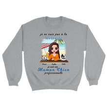 Charger l'image dans la galerie, Retraite T-shirt personnalisé, Fête des mères Cadeaux pour maman Chien, Plage, été, je ne suis pas à la retraite