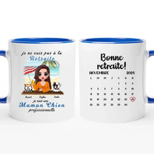 Charger l'image dans la galerie, Retraite T-shirt personnalisé, Fête des mères Cadeaux pour maman Chien, Plage, été, je ne suis pas à la retraite