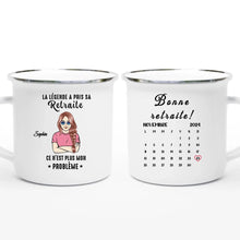 Charger l'image dans la galerie, Date d'anniversaire Calendrier Mug personnalisé, Fête des mères Cadeaux pour maman, La légende a pris sa retraite