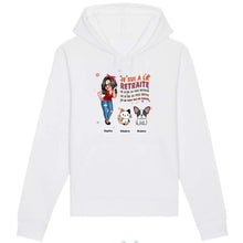 Charger l'image dans la galerie, Retraite T-shirt personnalisé, Fête des mères Cadeaux pour maman chien, chat, grand-mère, Je sui à la retraite