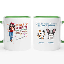 Charger l'image dans la galerie, Retraite T-shirt personnalisé, Fête des mères Cadeaux pour maman chien, chat, grand-mère, Je sui à la retraite