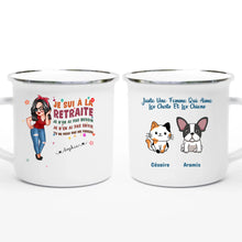 Charger l'image dans la galerie, Retraite T-shirt personnalisé, Fête des mères Cadeaux pour maman chien, chat, grand-mère, Je sui à la retraite