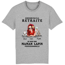 Charger l'image dans la galerie, Retraite T shirt personnalisé, Fête des mères Cadeaux, professionnelle maman lapin, Grand-mère, je ne suis pas à la retraite