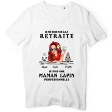 Charger l'image dans la galerie, Retraite T shirt personnalisé, Fête des mères Cadeaux, professionnelle maman lapin, Grand-mère, je ne suis pas à la retraite
