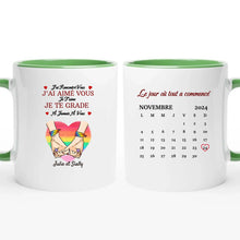 Charger l'image dans la galerie, Bloc Acrylique Calendrier personnalisé, Saint-Valentin Cadeaux pour couple, LGBT, Couple main dans la main