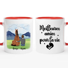 Charger l'image dans la galerie, Jusqu'à 2 chevaux, Porte-clés acrylique cheval personnalisable, juste une femme qui aime les chevaux