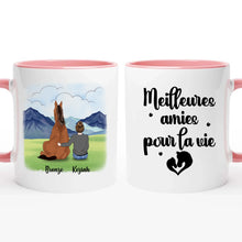 Charger l'image dans la galerie, Jusqu'à 2 chevaux, Porte-clés acrylique cheval personnalisable, juste une femme qui aime les chevaux