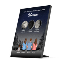 Charger l'image dans la galerie, Phase de Lune Poster personnalisé, Fête des Mères pour Maman, TU ES DEVENU NOTRE Maman
