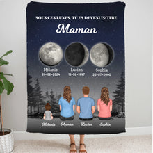 Charger l'image dans la galerie, Phase de Lune Passe partout personnalisé, Fête des Mères pour Maman, TU ES DEVENU NOTRE Maman
