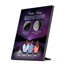 Charger l'image dans la galerie, Phase de Lune Art Mémorial Sympathie Cadeau Personnalisé Passe partout, commémorer le décès d'un Mère, Maman, grand-mère